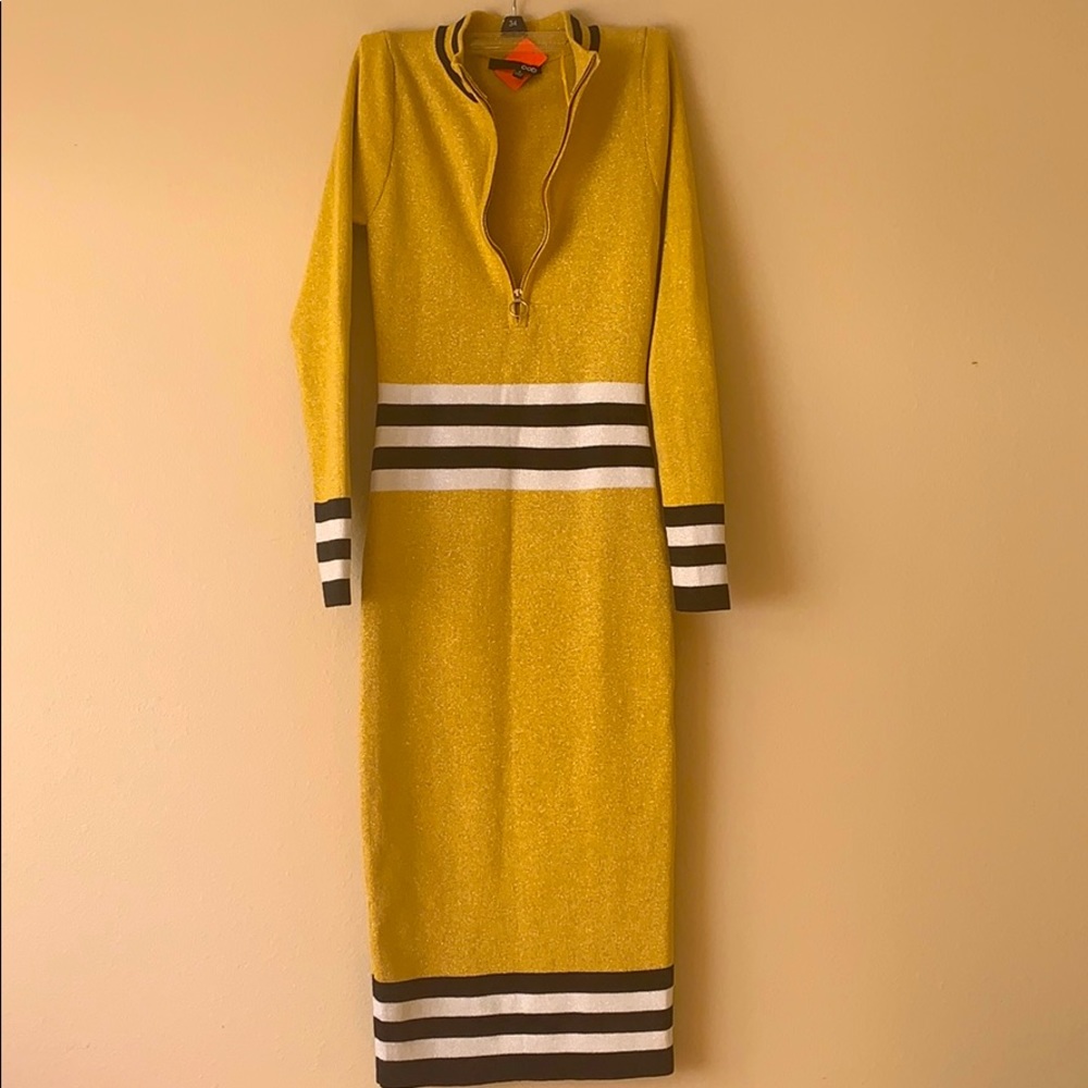 Winter - Spring gold dress!